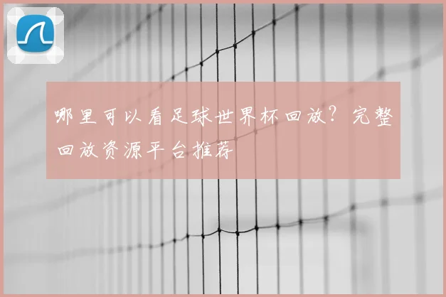 哪里可以看足球世界杯回放?完整回放资源平台推荐